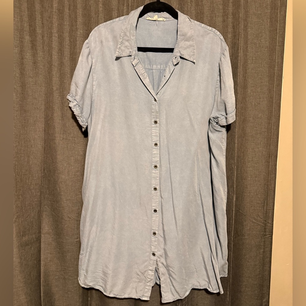 Sky Blue Mini Dress